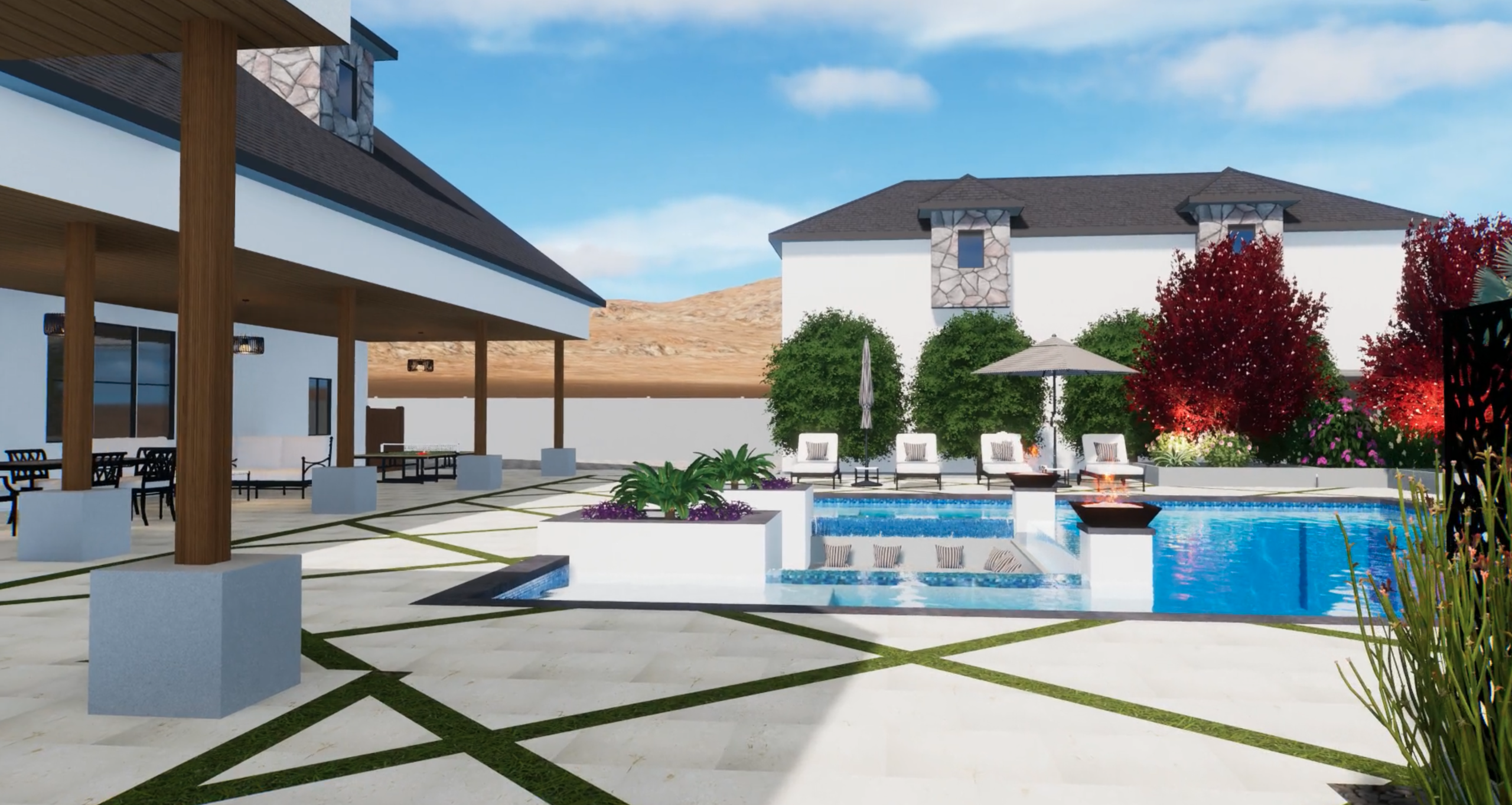 Paradise Valley Elite Oasis Backyard